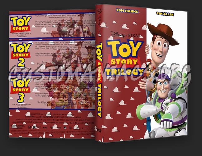 Toy Story Trilogy dvd cover