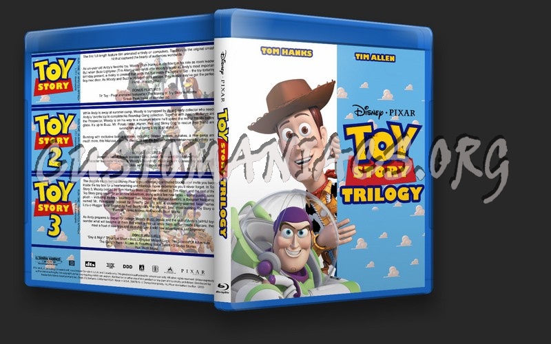 Toy Story Trilogy blu-ray cover