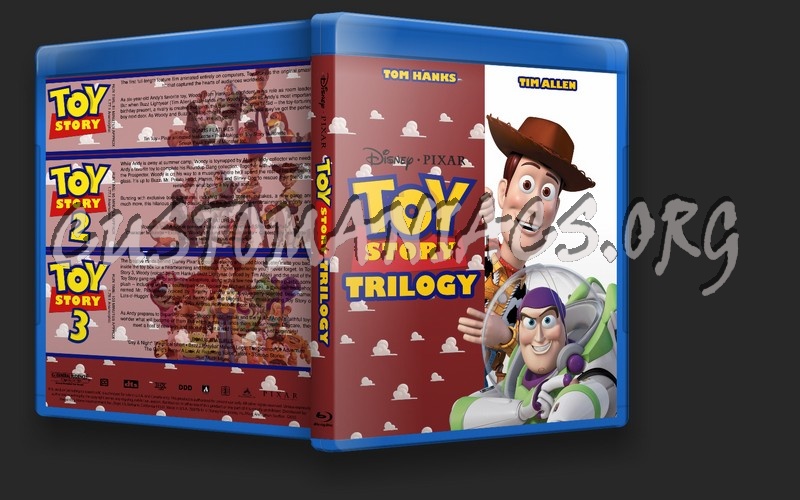 Toy Story Trilogy blu-ray cover