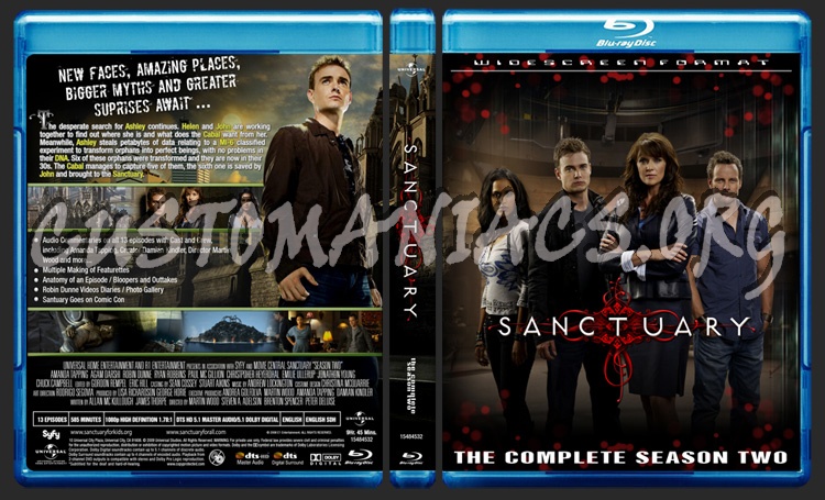 Sanctuary - Season 02 (158mm) blu-ray cover