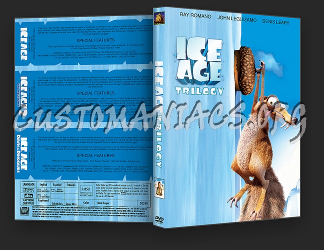 Ice Age Trilogy dvd cover