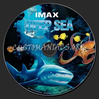 IMAX : Deep Sea dvd label