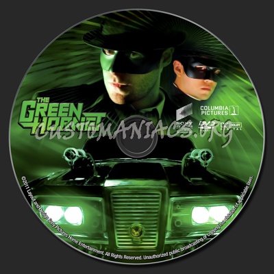 The Green Hornet dvd label