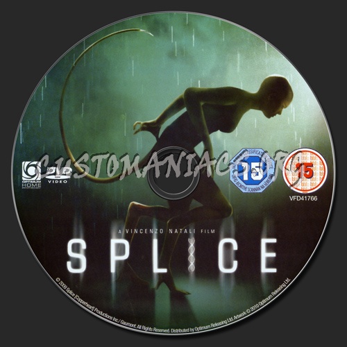 Splice dvd label