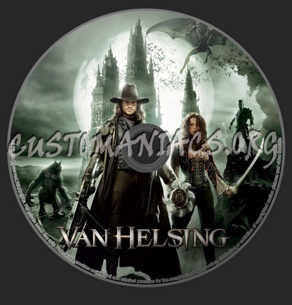 Van Helsing dvd label