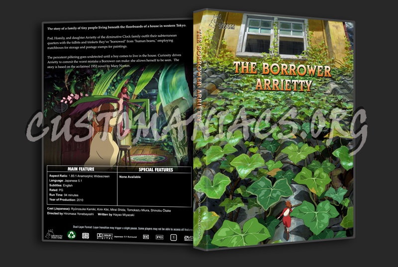 The Borrower Arrietty dvd cover