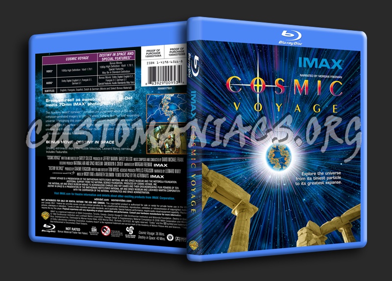 Imax Cosmic Voyage blu-ray cover