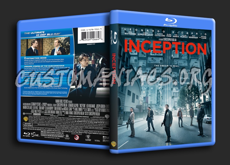 Inception blu-ray cover