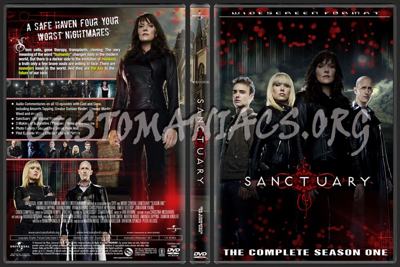 Sanctuary Season 1 dvd cover