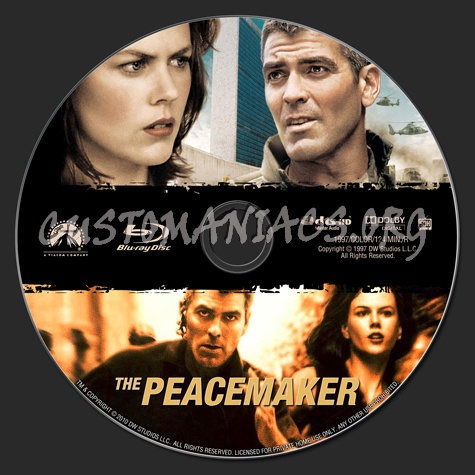 The Peacemaker blu-ray label