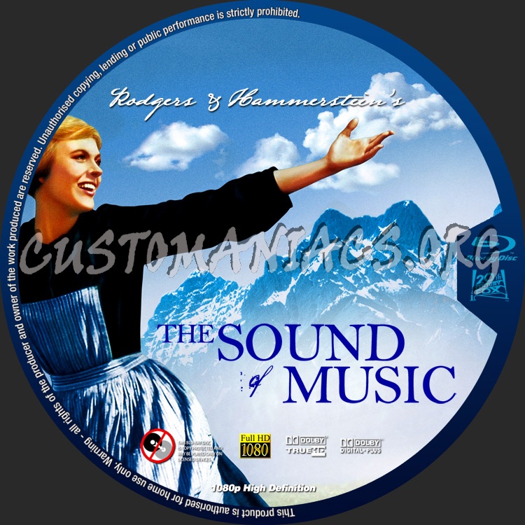 The Sound of Music blu-ray label