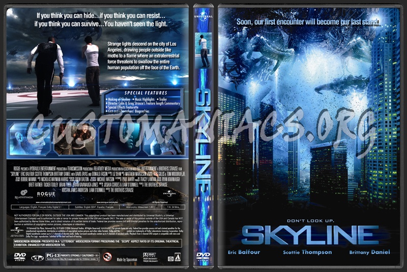 Skyline dvd cover