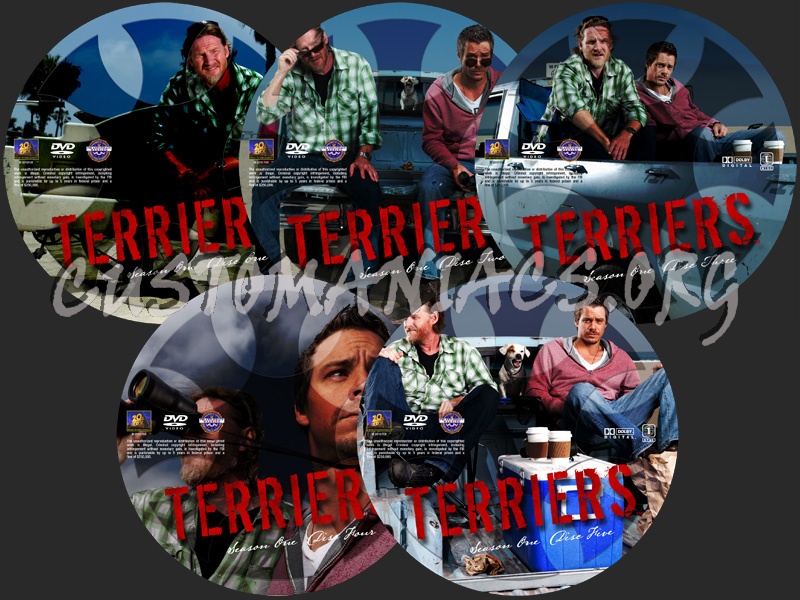 Terriers Season 1 dvd label