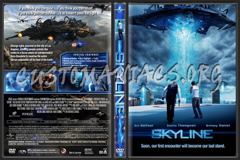 Skyline dvd cover