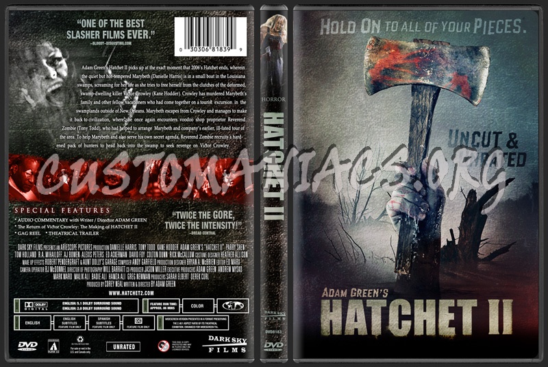 Hatchet 2 dvd cover