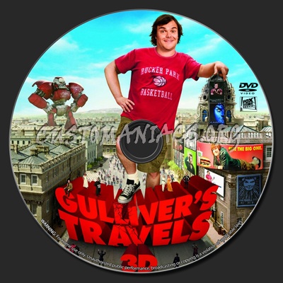 Gulliver's Travels dvd label