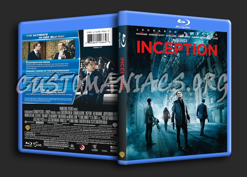 Inception blu-ray cover