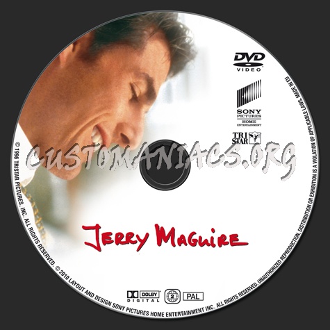 Jerry Maguire dvd label