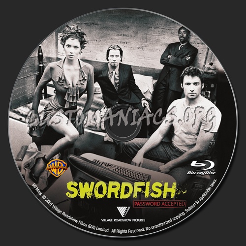 Swordfish blu-ray label