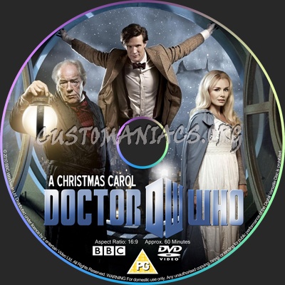 Doctor Who : A Christmas Carol dvd label