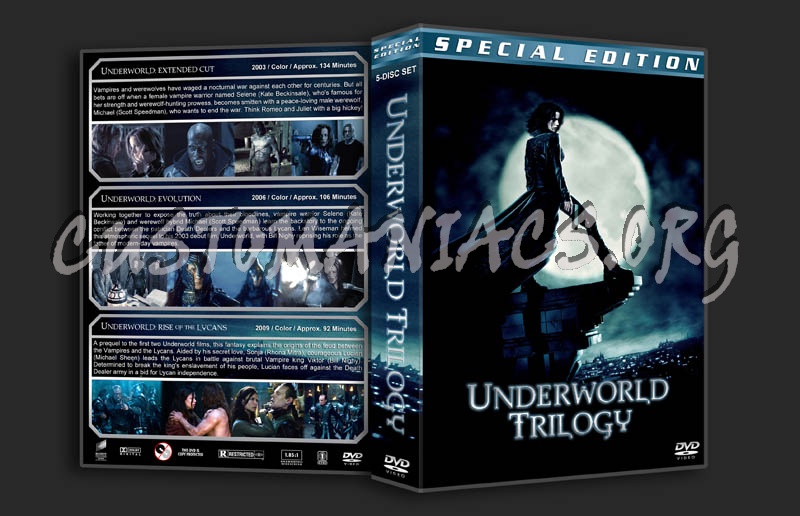 Underworld Trilogy dvd cover