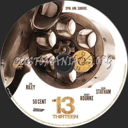 13 (Thirteen) dvd label