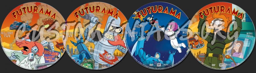 Futurama - Season Two dvd label