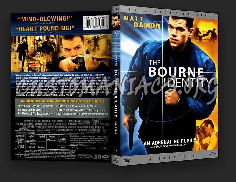 The Bourne Identity dvd cover