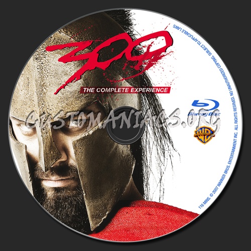 300 blu-ray label