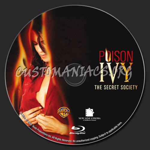 Poison Ivy The Secret Society blu-ray label