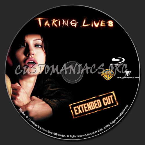 Taking Lives blu-ray label