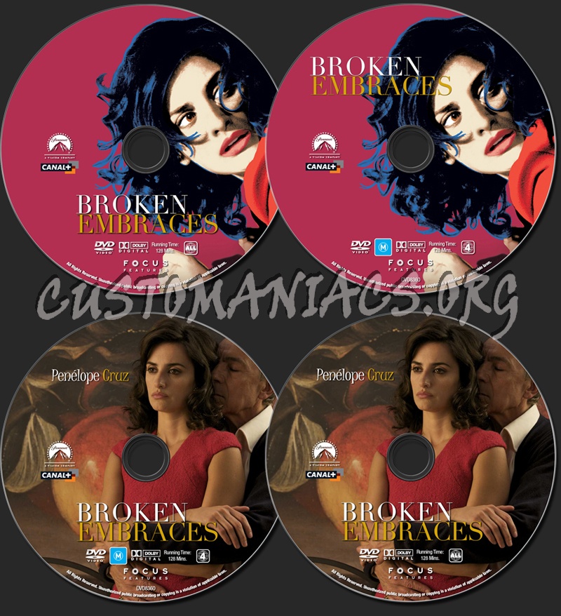 Broken Embraces dvd label