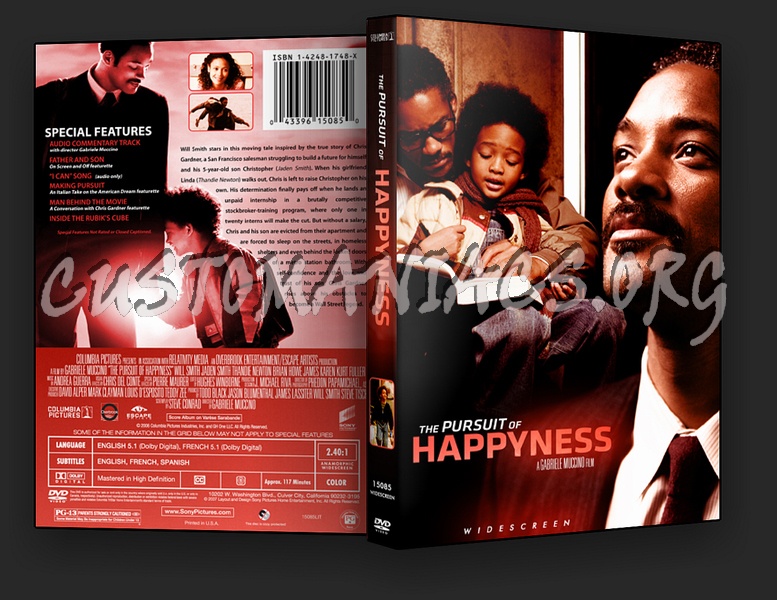 The Pursuit Of Happyness dvd cover