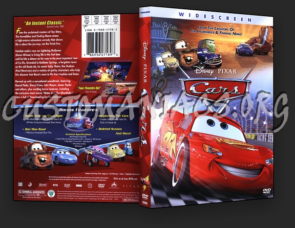 Cars dvd cover