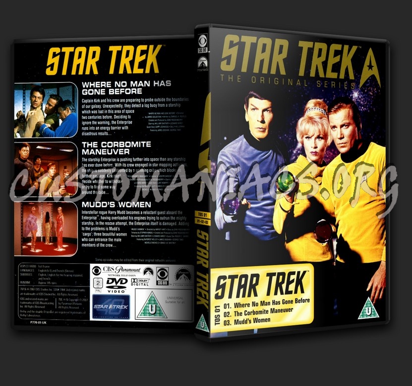 Star Trek The Original Series dvd cover