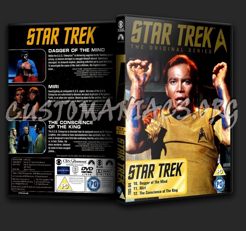 Star Trek The Original Series dvd cover