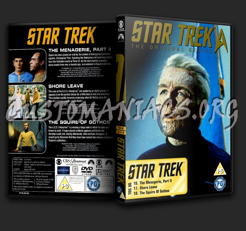 Star Trek The Original Series dvd cover