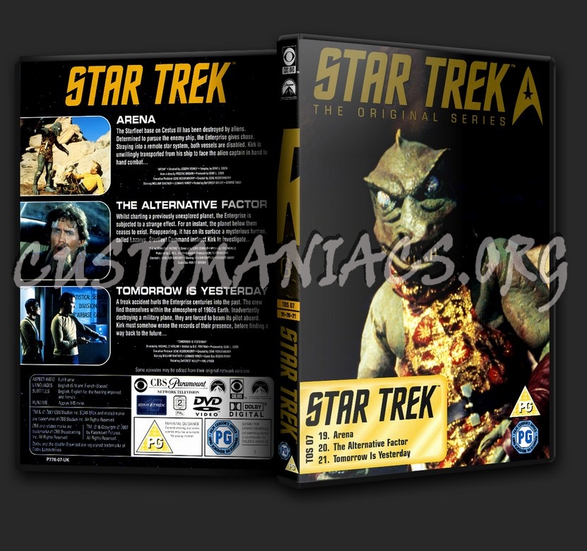 Star Trek The Original Series dvd cover