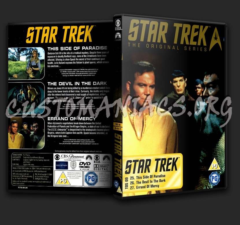 Star Trek The Original Series dvd cover