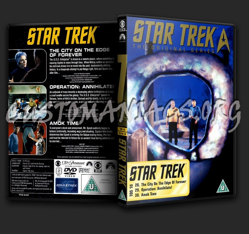 Star Trek The Original Series dvd cover