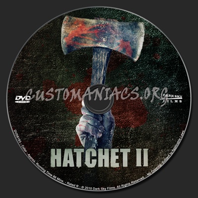 Hatchet 2 dvd label