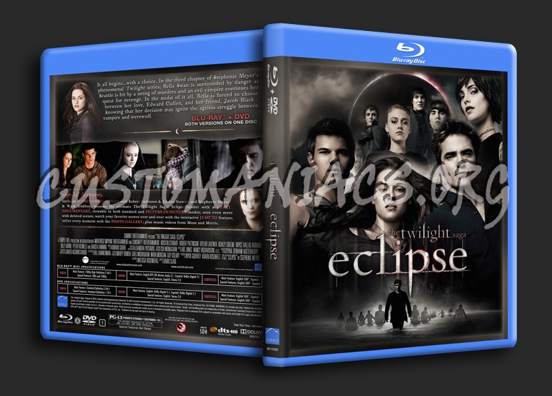 Twilight - Eclipse blu-ray cover