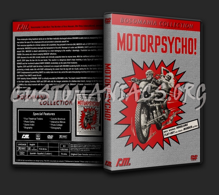 Motor Psycho dvd cover