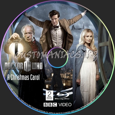 Doctor Who : A Christmas Carol blu-ray label