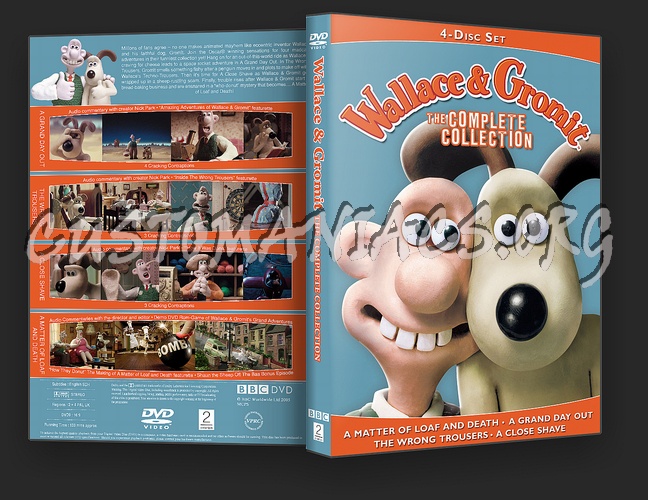 Wallace & Gromit Complete Collection dvd cover