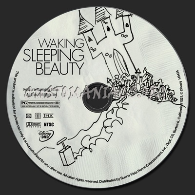 Waking Sleeping Beauty (2009) dvd label