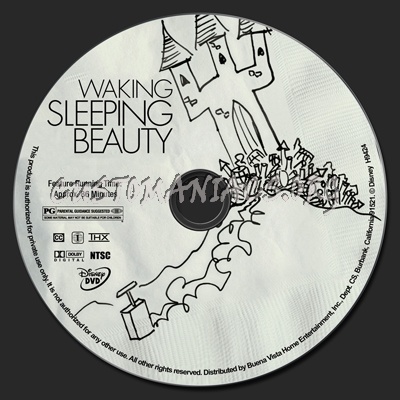 Waking Sleeping Beauty (2009) dvd label