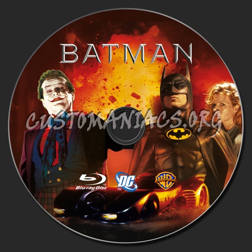 Batman blu-ray label