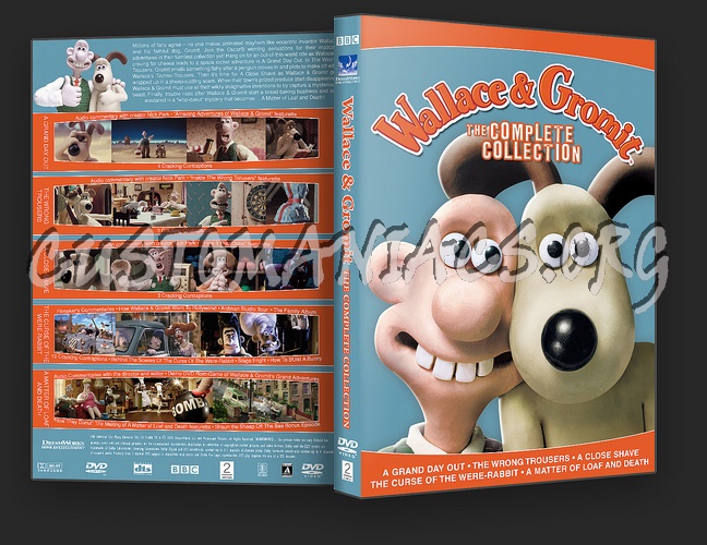 Wallace & Gromit Complete Collection dvd cover