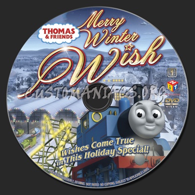 Thomas & Friends: Merry Winter Wish dvd label